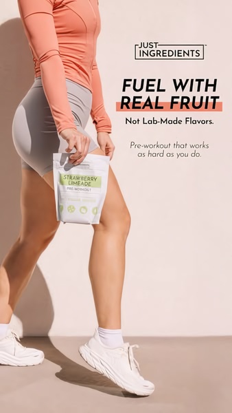 pre workout, workout supplement, fitness supplement, energy drink mix, exercise fuel, sports nutrition, protein powder, product launch, brand awareness, lifestyle, energetic, fresh, orange, neutral